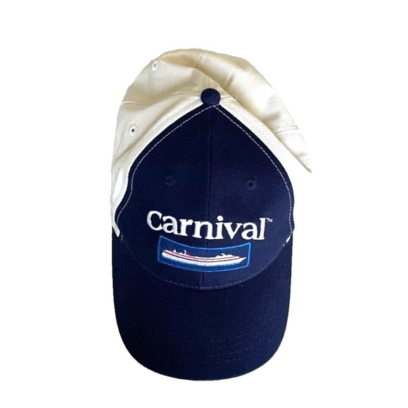 Vintage Carnival Cruise Lines‎ Baseball Cap; Embroidered Logo; Adjust.Strapback - Picture 5 of 7